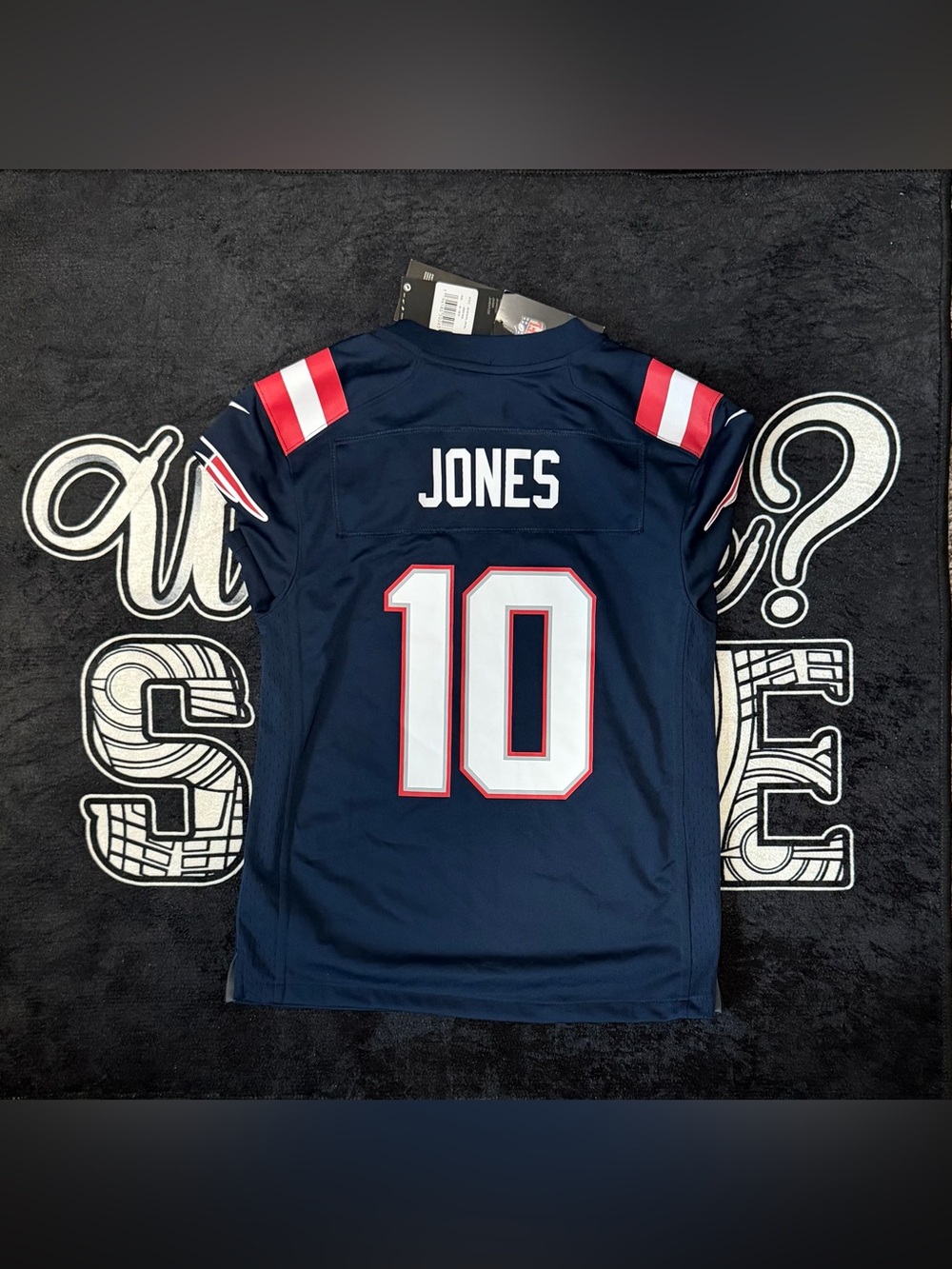 Nike Mac Jones New England Patriots On Field Jersey Youth Medium 10/12 NWT